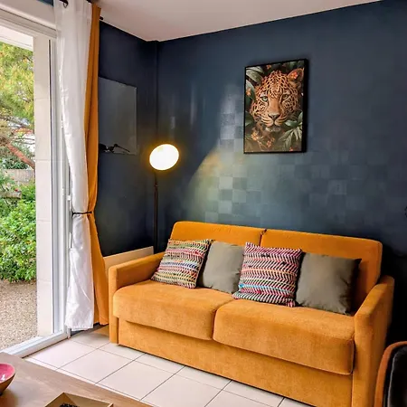 Apartament T3 Original La Rochelle - Terrasse Et Parking- Le Nid Colore
