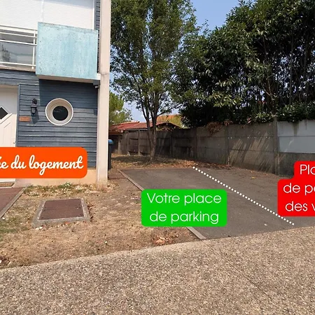 T3 Original La Rochelle - Terrasse Et Parking- Le Nid Colore Apartament