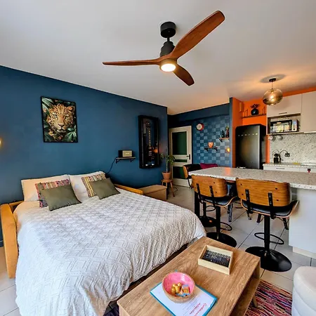 Le Nid Colore - 2 Equipe Avec Terrasse Et Parking Apartment Lagord